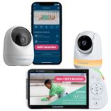Monitor De Bebê Babysense Full Hd Com Câmera E Áudio E Câmera Wifi