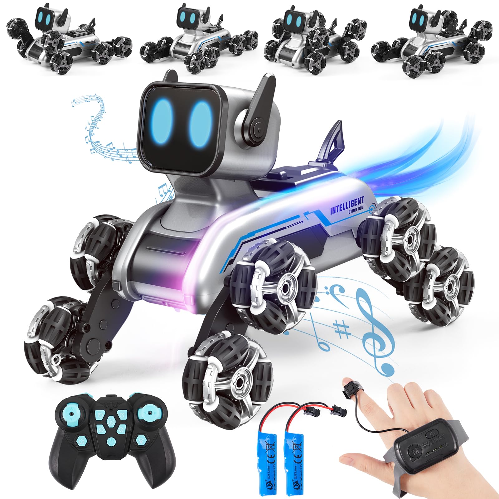 Toy Robot Dog Toy Wurycia De Controle Remoto Para Crianças De 6 A