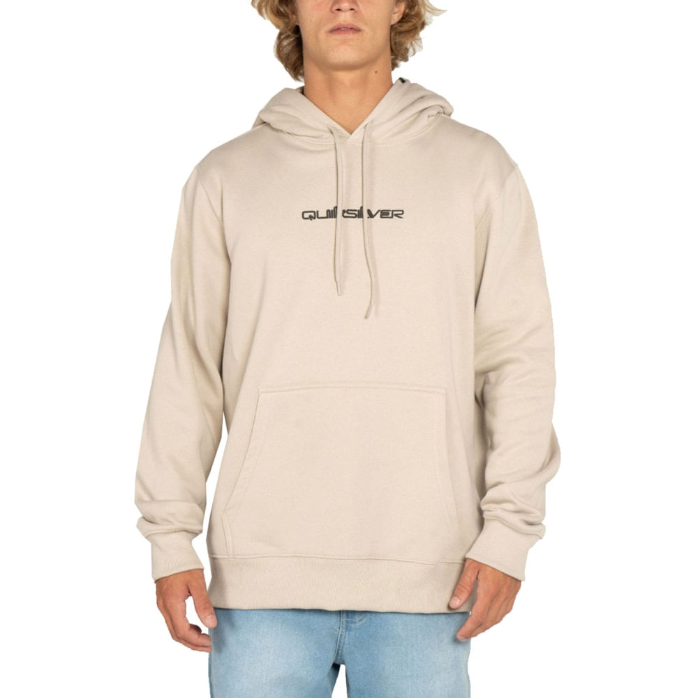 Moletom Canguru Quiksilver Q422a0128 Areia