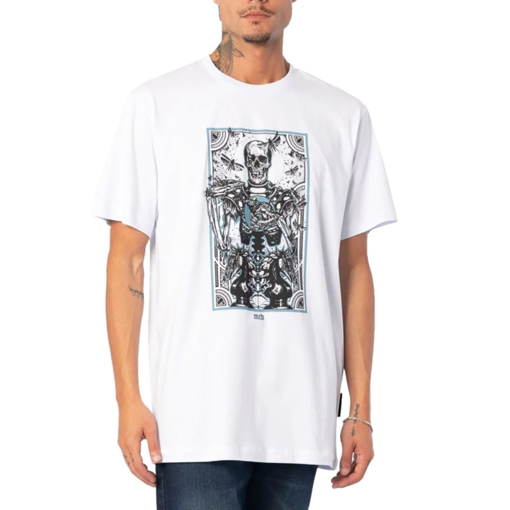 Camiseta Mcd Cavaleiro Peste Arco Branca