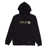 Moletom Canguru Hurley Square Preto