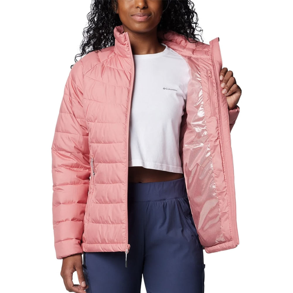 Jaqueta Feminina Columbia Powder Lite Ii Pink Agave - Carrefour