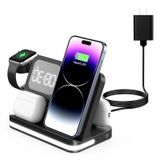 Carregador Sem Fio Zelikovitz 7 Em 1 Para Iphone Com Lâmpada Noturna