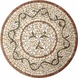 Mandala Mosaico Floral Rosone Fiorellini Veronesi I Tamanho 100cm