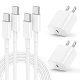 Kit De Carregador Para Iphone 16/15 Com Carregador Rápido De 20 W E Cabo De 3 M