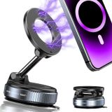 Suporte Magnético Para Telefone Para Carro Com Aspirador De 360° Atualizado