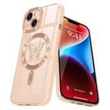 Capa De Telefone Lafunda Magnetic Para Iphone 14 Bling Pink Tpu