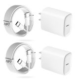 Conjunto De Carregadores Duloch 20w Usb C Fast Charger Para Iphone 16/15