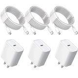 Carregador Trimdish, Pacote Com 3 M, Usb C Para Lightning Para Iphone