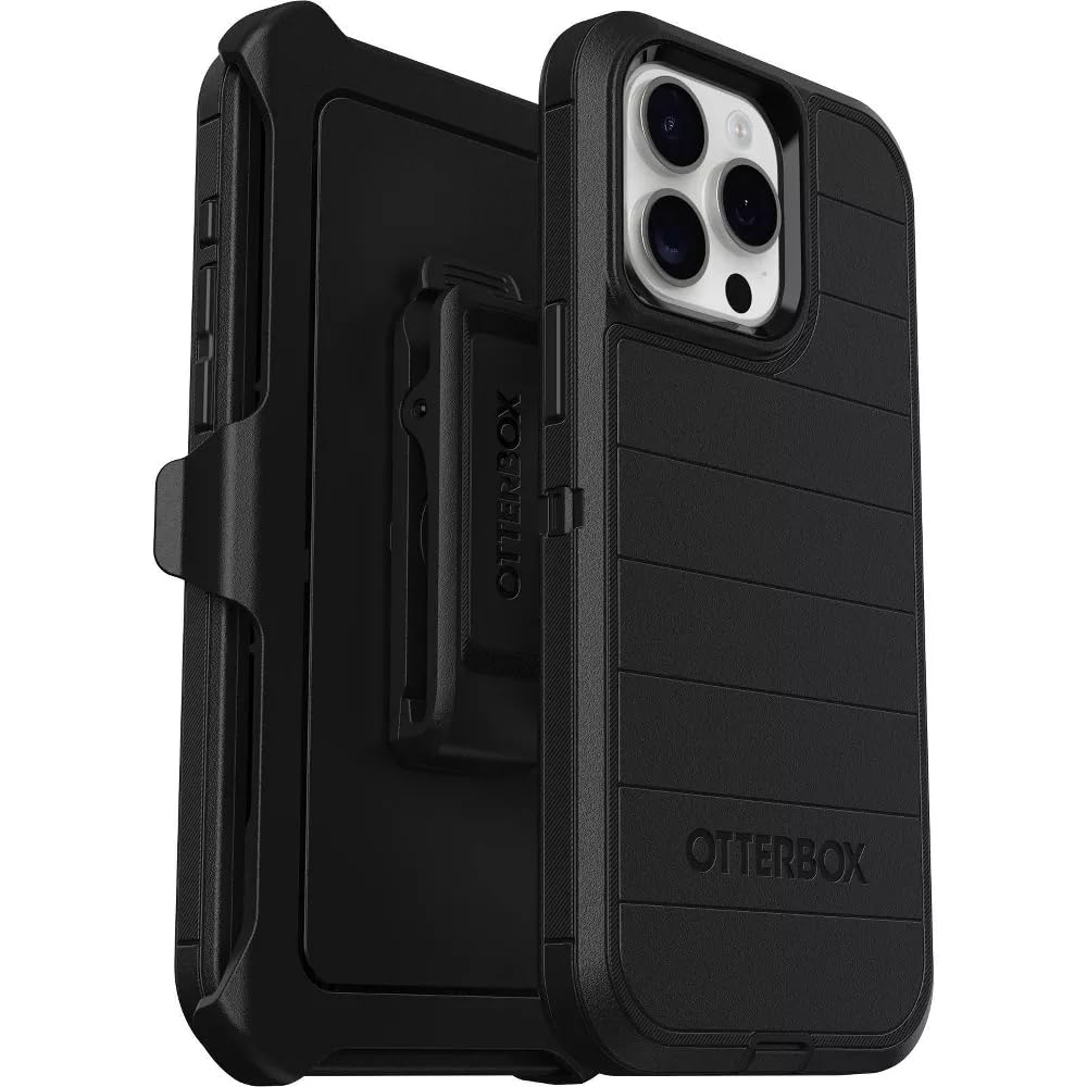 Capa Otterbox Defender Series Para Iphone 15 Pro Max Preta