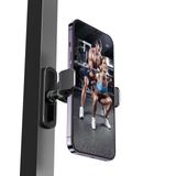 Suporte Magnético Para Telefone Apps2car Gym 360 Ajustável Preto