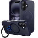Capa Magnética Cacoe Para Iphone 16 De 6,1 Polegadas Com Suporte De Anel De 360°
