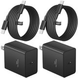 Carregador Novobit Usb C 45 W, Carregamento Rápido, 10 Pés, Pacote Com 2 Unidades Samsung