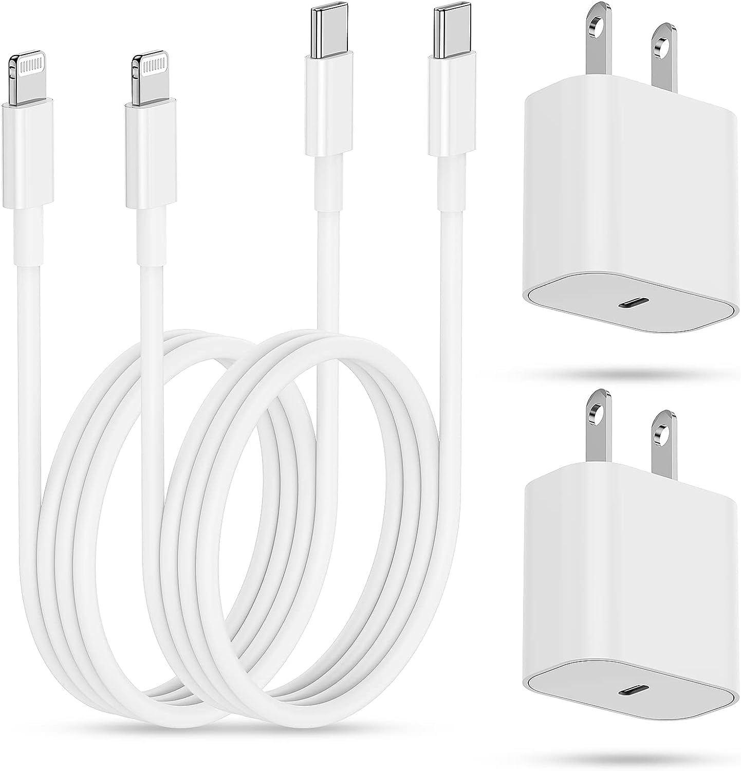 Carregador E Cabo Jeenek 20w Usb-c Pd De Carregamento Rápido Para Iphone