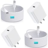 Carregador Stinklight Iphone De Carregamento Rápido Usb-c Pd3.0, Pacote Com 2 Pés