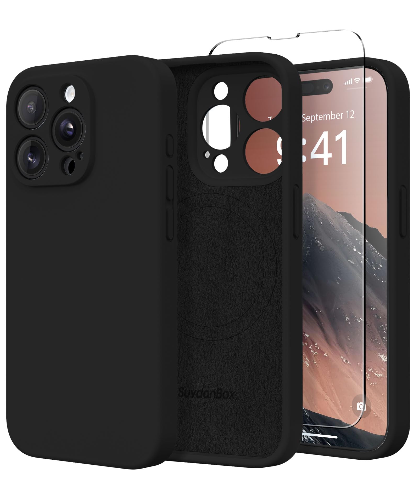 Capa De Telefone Suydanbox De Silicone Magnético Para Iphone 15 Pro Max