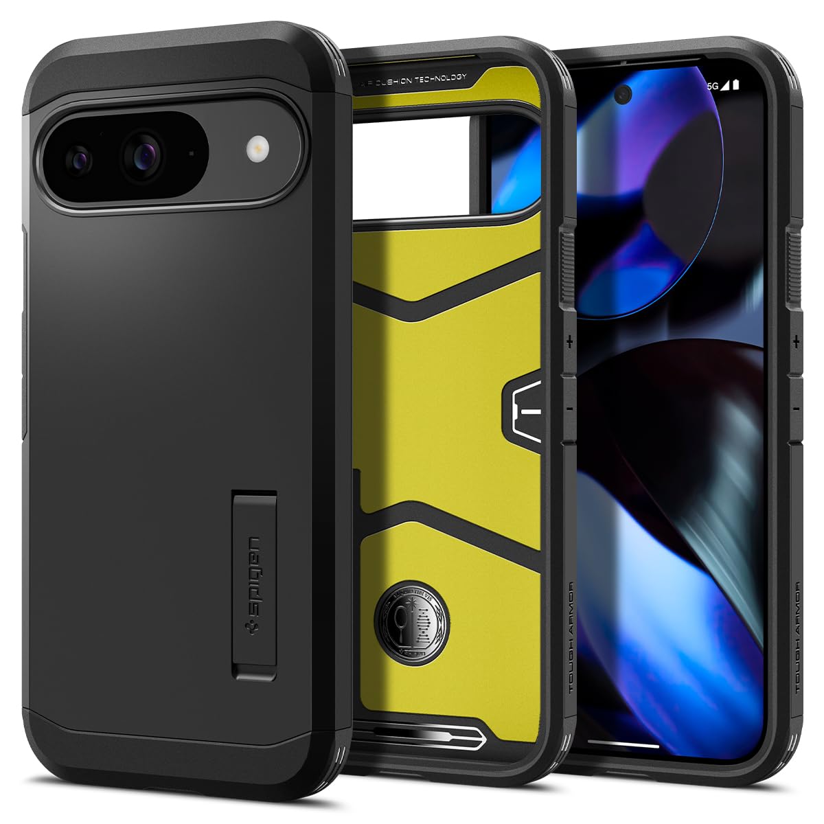 Capa Spigen Tough Armor Para Pixel 9/pixel 9 Pro Com Suporte