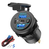 Carregador De Carro Hapytrip 78w 4 Portas 12v Usb Outlet Pd3.0 E Qc3.0