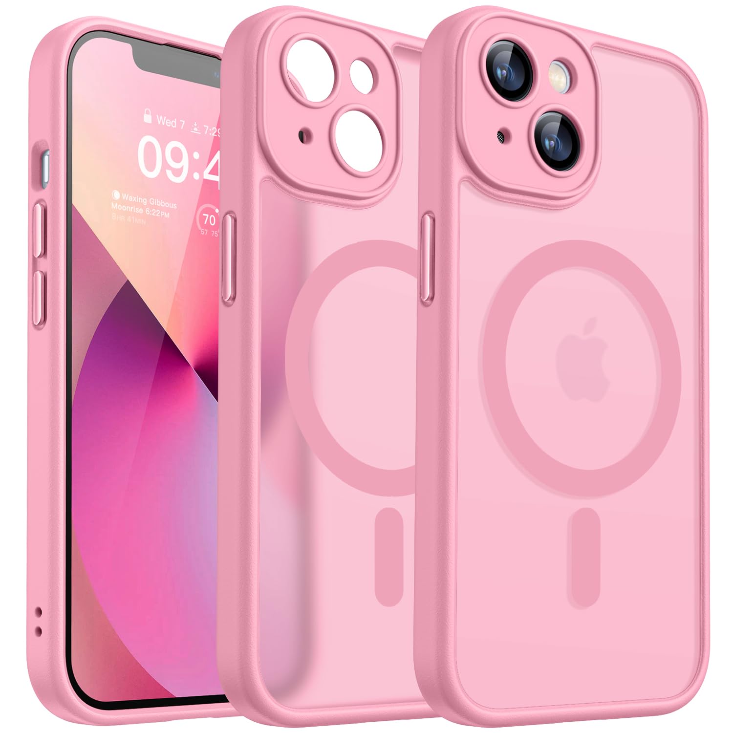 Capa De Telefone Canshn Magnética Para Iphone 13 6.1 - Rosa