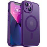 Capa De Telefone Canshn Magnetic Para Iphone 13 6.1 - Roxa Profunda