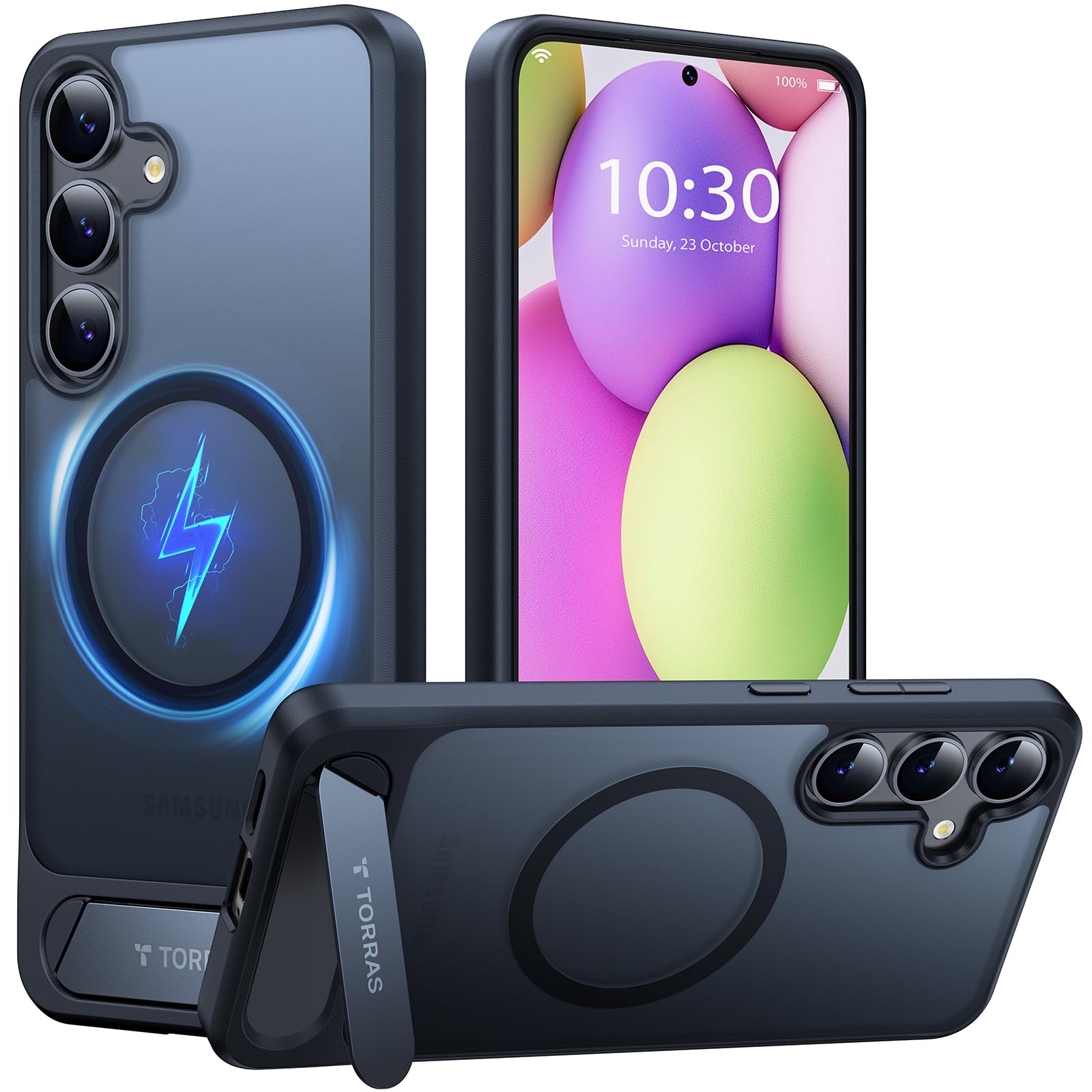 Capa De Telefone Torras Strong Magnetic Stand Samsung Galaxy S25 Plus