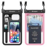 Bolsa De Telefone Impermeável Rynapac 10 Polegadas Ipx8 Para Iphone Galaxy