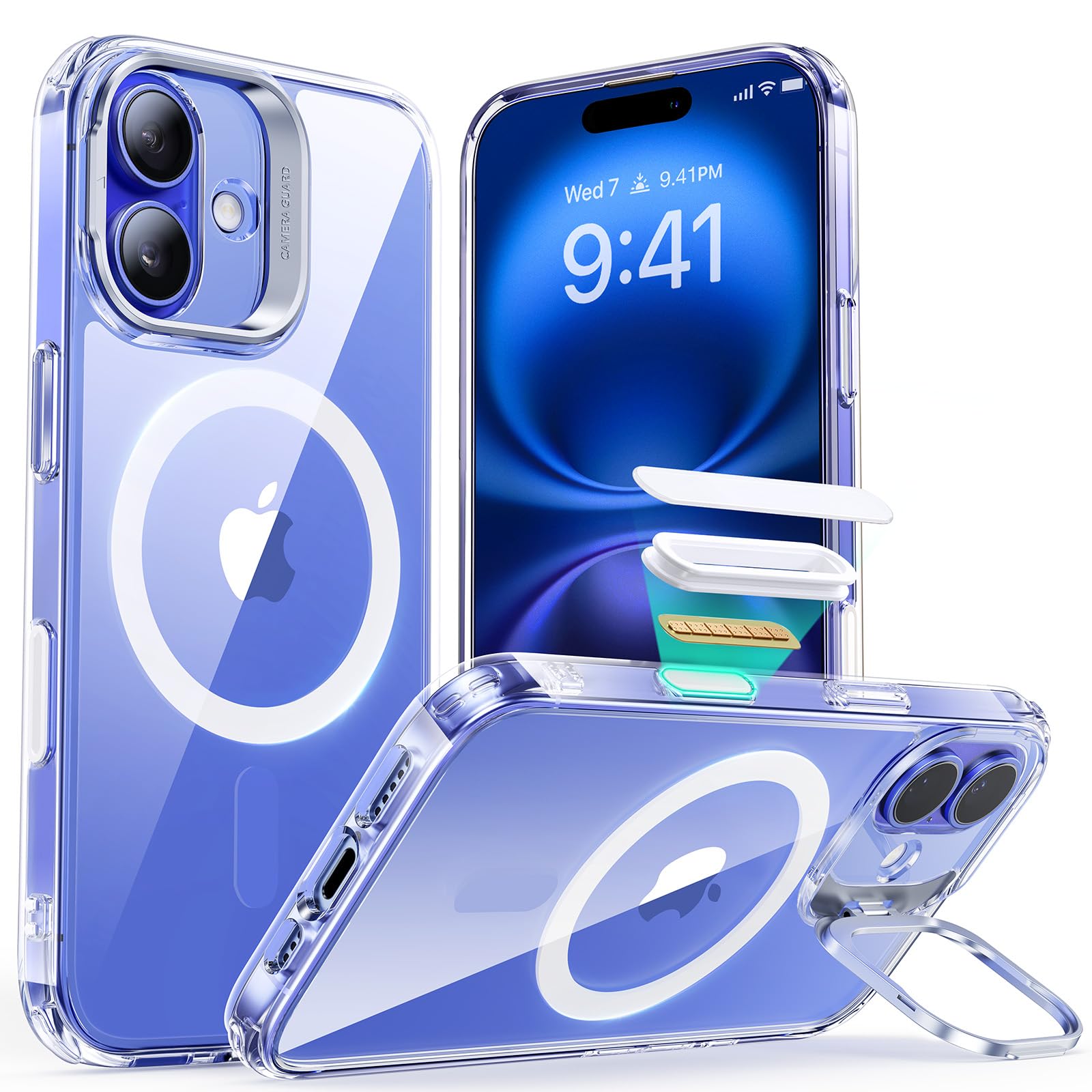 Capa De Telefone Esr Para Iphone 16 Plus Com Controle De Câmera Magsafe