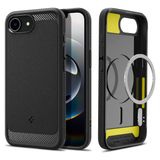 Capa Spigen Rugged Armor Magfit Para Iphone 16e Preta Fosca
