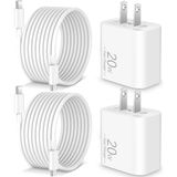 [carregador] Widaquo Iphone 16e Carregamento Rápido 20 W Usb C X2 + 3 M