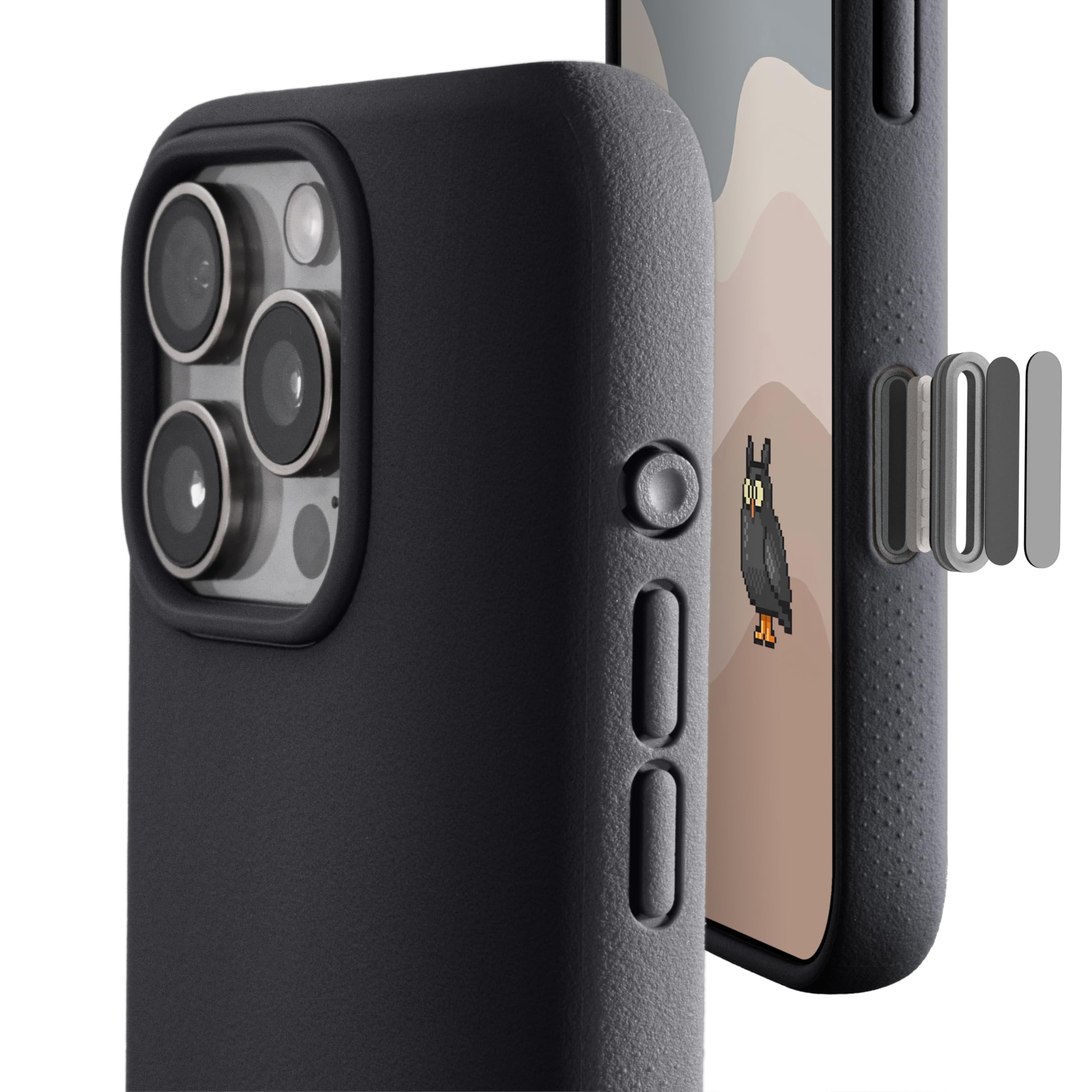 Capa Magnética Tineeowl Para Iphone 16 Pro Max Com Botão De Câmera