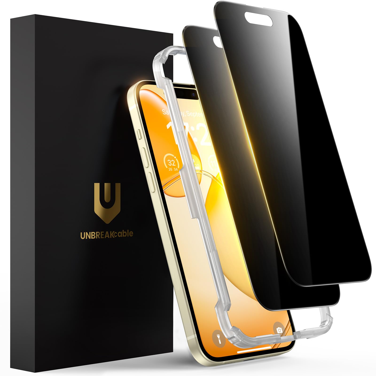 Protetor De Tela De Privacidade Unbreakcable Para Iphone 15