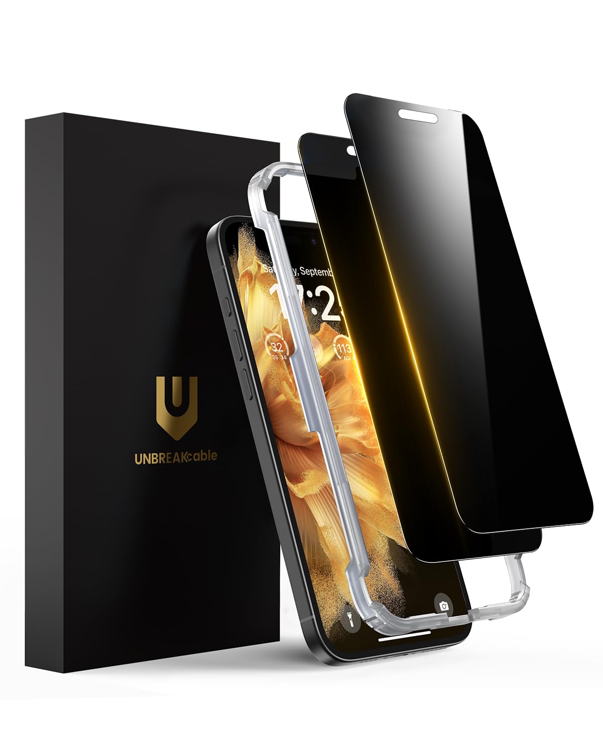 Protetor De Tela De Privacidade Unbreakcable Iphone 16 Plus/15 Plus