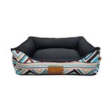 Cama Fábrica Pet Lisboa Azul Para Cães E Gatos - M