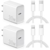 Carregador Novobit 30w Usb C De Carregamento Rápido Para Iphone Com Cabo