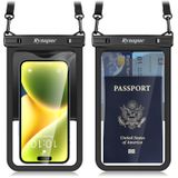 Bolsa De Telefone Impermeável Rynapac Ipx8 De 8,5 Polegadas Para Iphone Galaxy