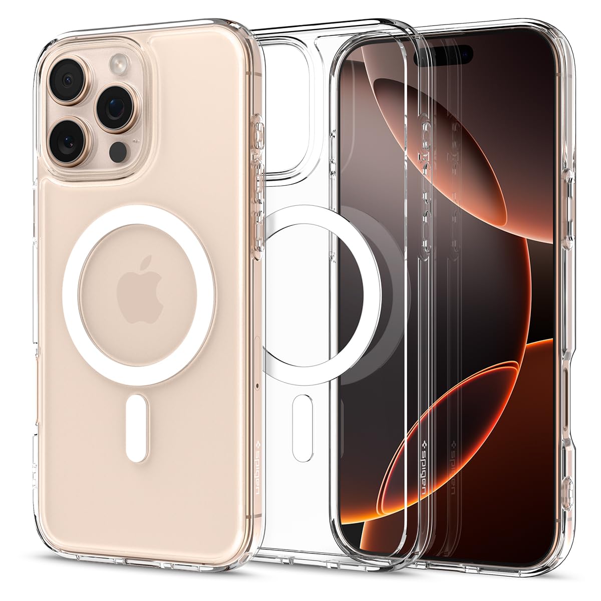 Capa Spigen Ultra Hybrid Magfit Para Iphone 16 Pro Branca