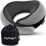 Almofada De Viagem De Pescoço Flyhugz Memory Foam Compact Ergonomic