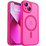 Capa De Telefone Canshn Magnetic Para Iphone 13 6.1 - Rosa Choque