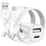 Carregador De Carro Citelect Usb-c E Usb-a 40w Para Iphone 16 15 Pro Max
