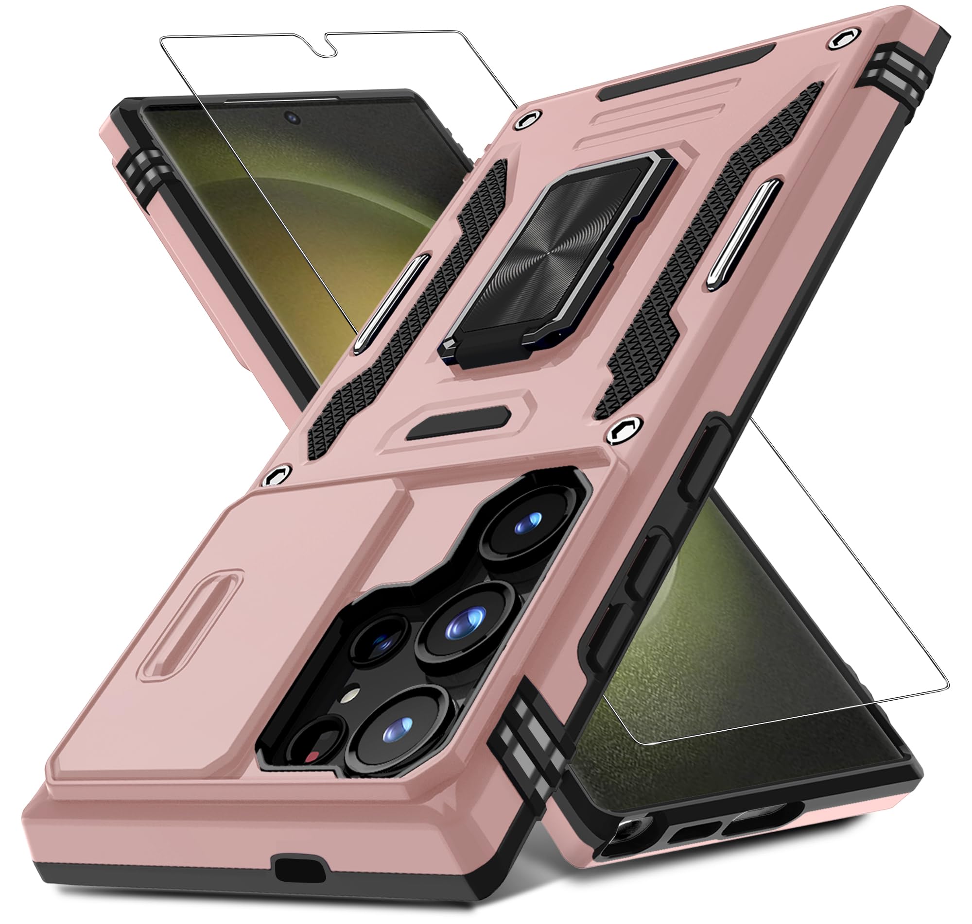 Capa De Telefone Deerlamn Para Samsung Galaxy S25 Ultra Com Tela