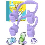 Suporte De Telefone Caldever Thumbs Up Com Rotação De 360°, Pacote Com 2