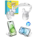 Suporte De Telefone Caldever Thumbs Up Lazy Ajustável Para Mesa