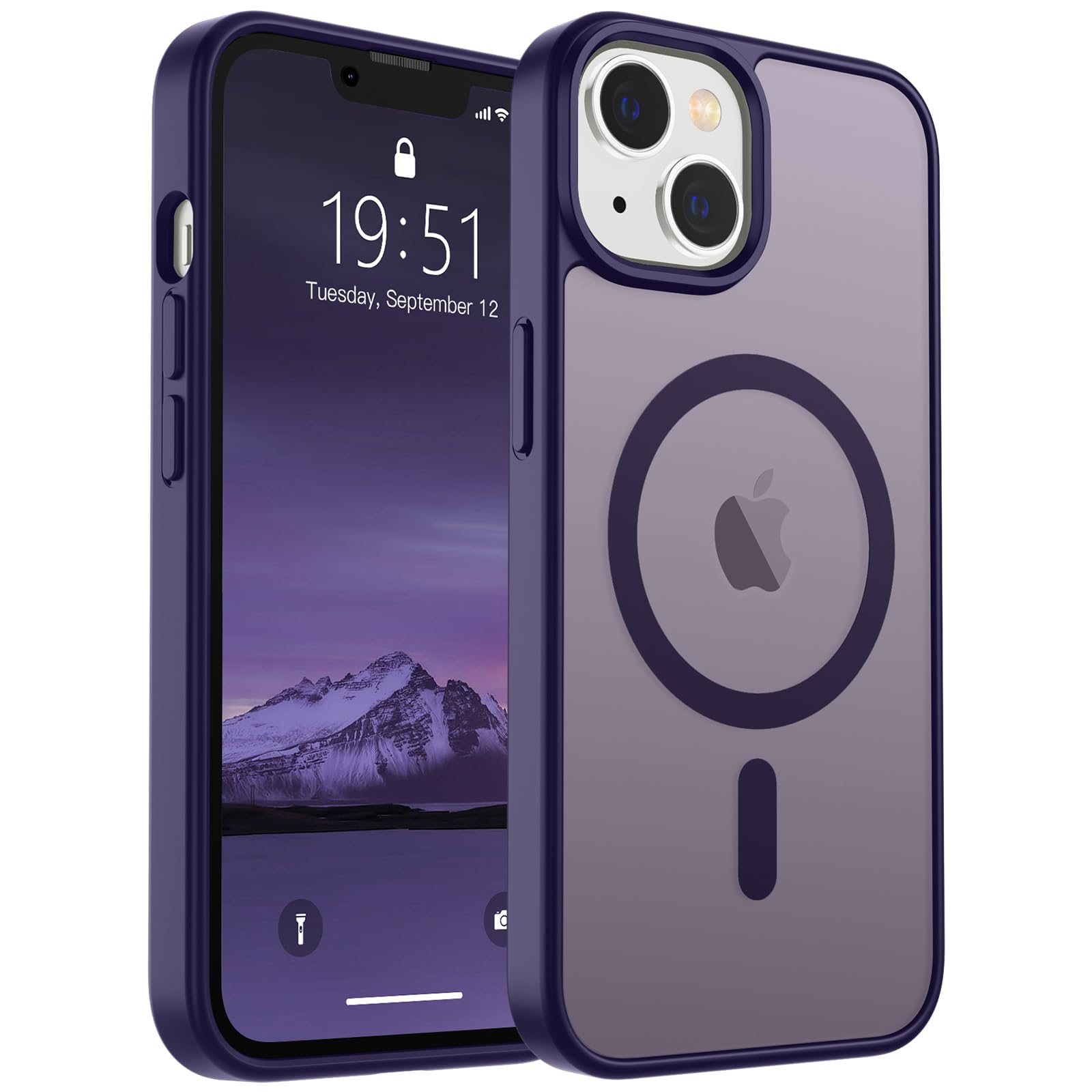Capa De Telefone Supfine Magnética Para Iphone 15 Plus/14 Plus