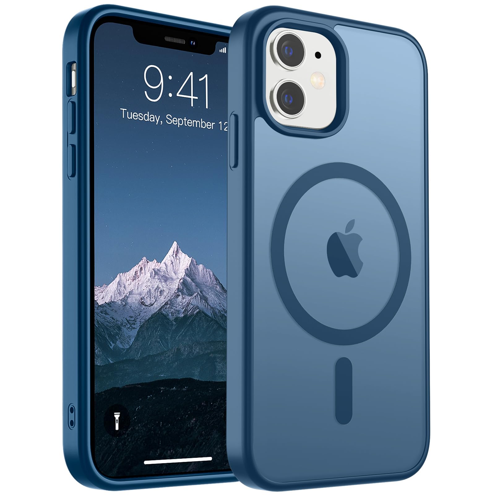 Capa De Telefone Supfine Magnetic Para Iphone 11 Com Magsafe Deep Blue