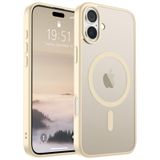 Capa De Telefone Supfine Magnética Para Iphone 16 Plus Branca Antiga