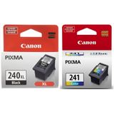 Cartucho De Tinta Canon Pg-240xl De Alta Capacidade Preto + Cl-241 Colorido