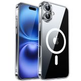 Capa De Telefone Canshn Magnetic Clear Para Iphone 16 Plus 6,7"