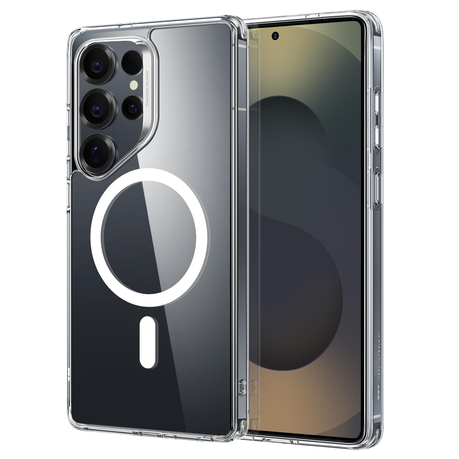 Capa De Telefone Esr Para Samsung Galaxy S25 Ultra Clear Resistente Ao Amarelecimento