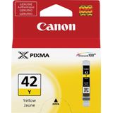 Tanque De Tinta Canon Cli-42 Amarelo Genuíno Para Pixma Pro-100