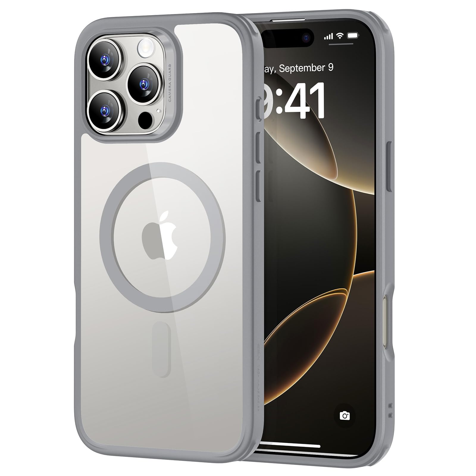 Capa De Telefone Esr Para Iphone 16 Pro Max Com Magsafe Clear Grey